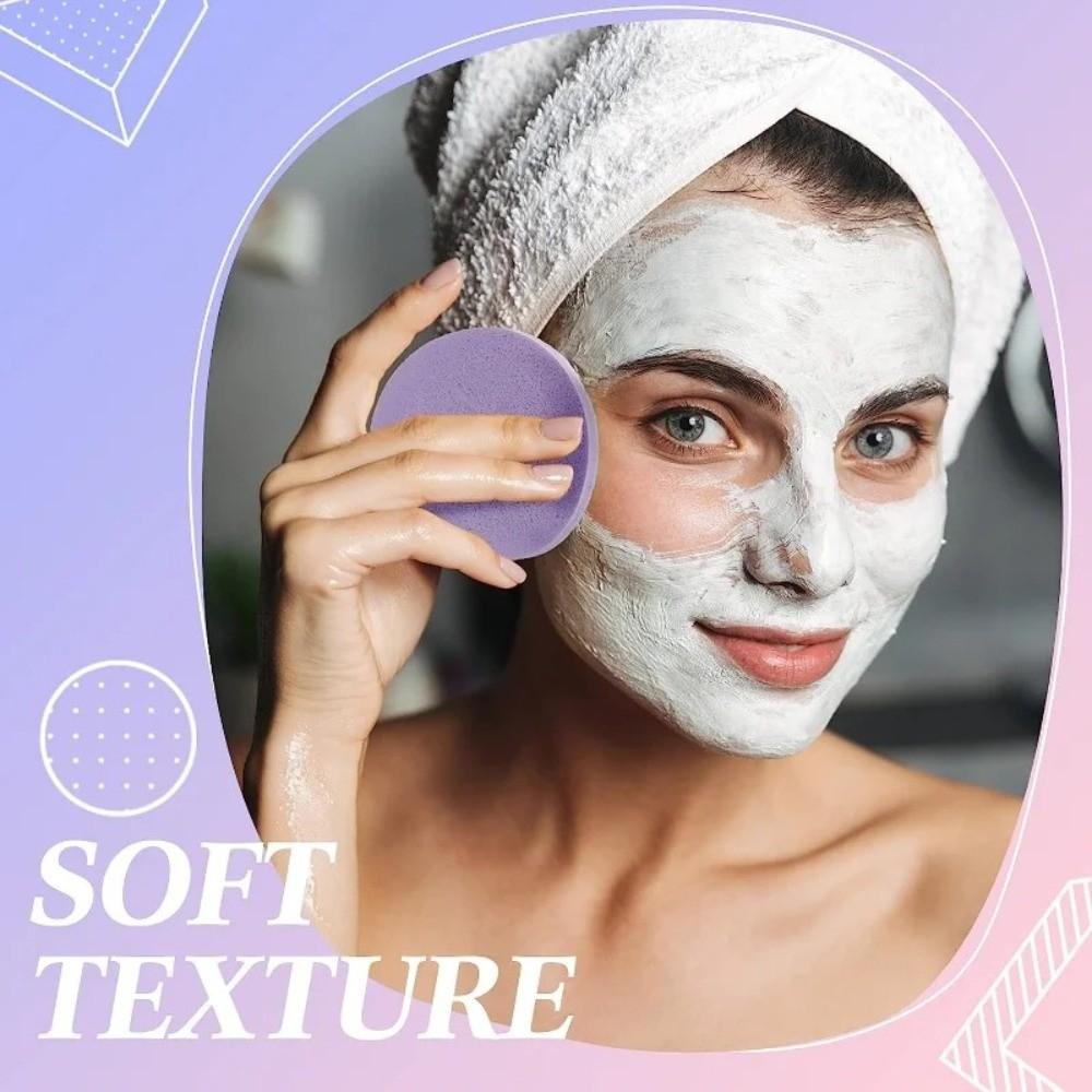12PCS/Set Facial Clean Pad Cosmetic Puff Compressed Facial Cleansing Sponge Puffs  Women