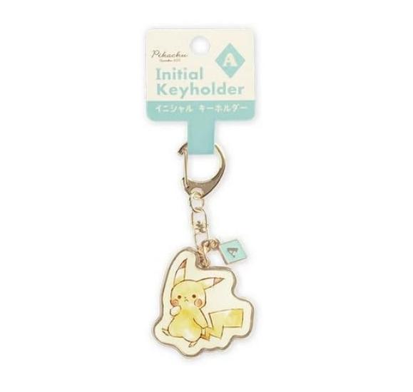 

Initial Keychain Pikachu A
