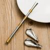 2 Piece Stainless Steel Yerba Mate Tea Spoon Reusable Stirring Spoon Creative Tea Filter  Kitchen