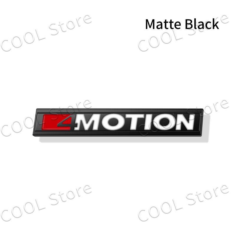 AABIP1 3D Car 4motion Emblem Logo Trim Front Hood Grille Badge Rear Trunk Sticker For VW Volkswagen Polo Golf Passat Jetta Accessories