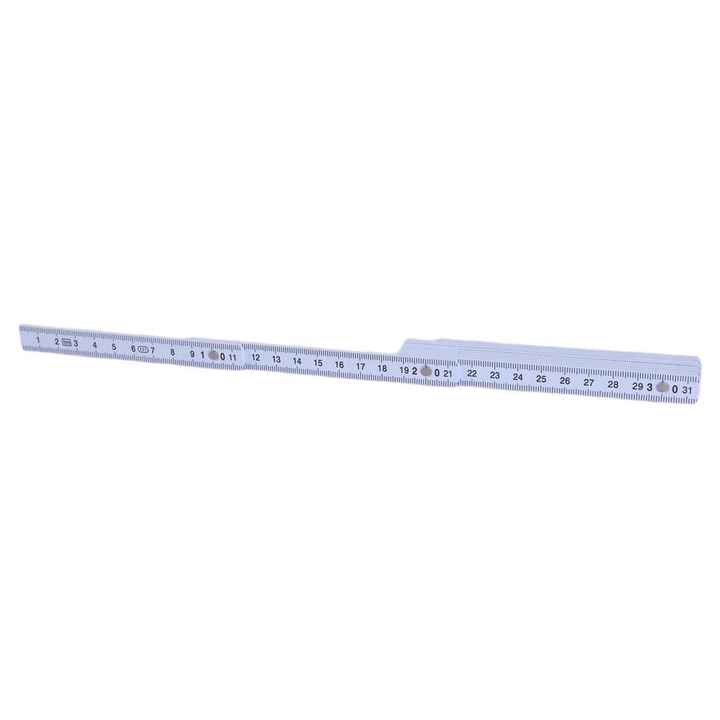 Portable 1 Meter Foldable Ruler with Metal Rivets Engineering Measurement Device for Home Renovation & Classroom Use