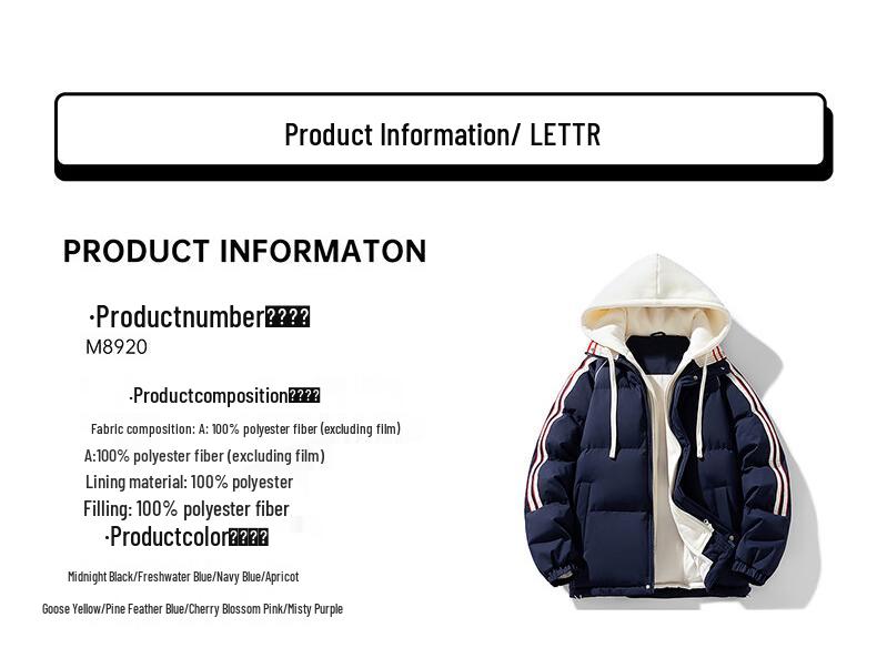 NASA MARVEL Herren-Kapuzen-Daunenjacke im 2-in-1-Look