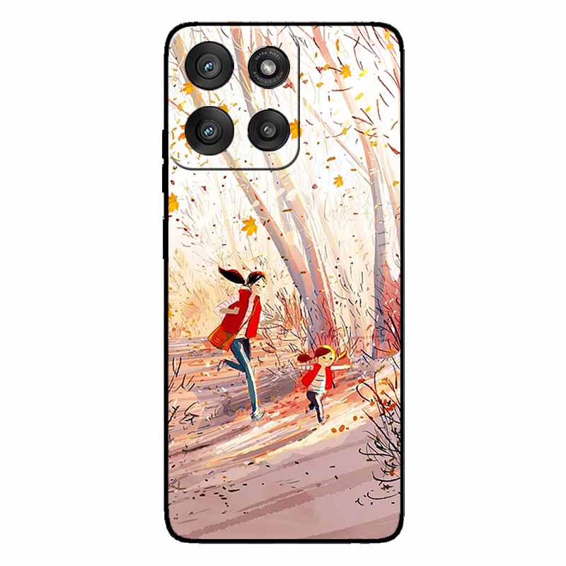 For Motorola Moto G56 G86 Case Fashion Protective Silicone Back Cover For Moto G86 5G TPU Back Phone Capa MotoG56 5G Wolf Funda