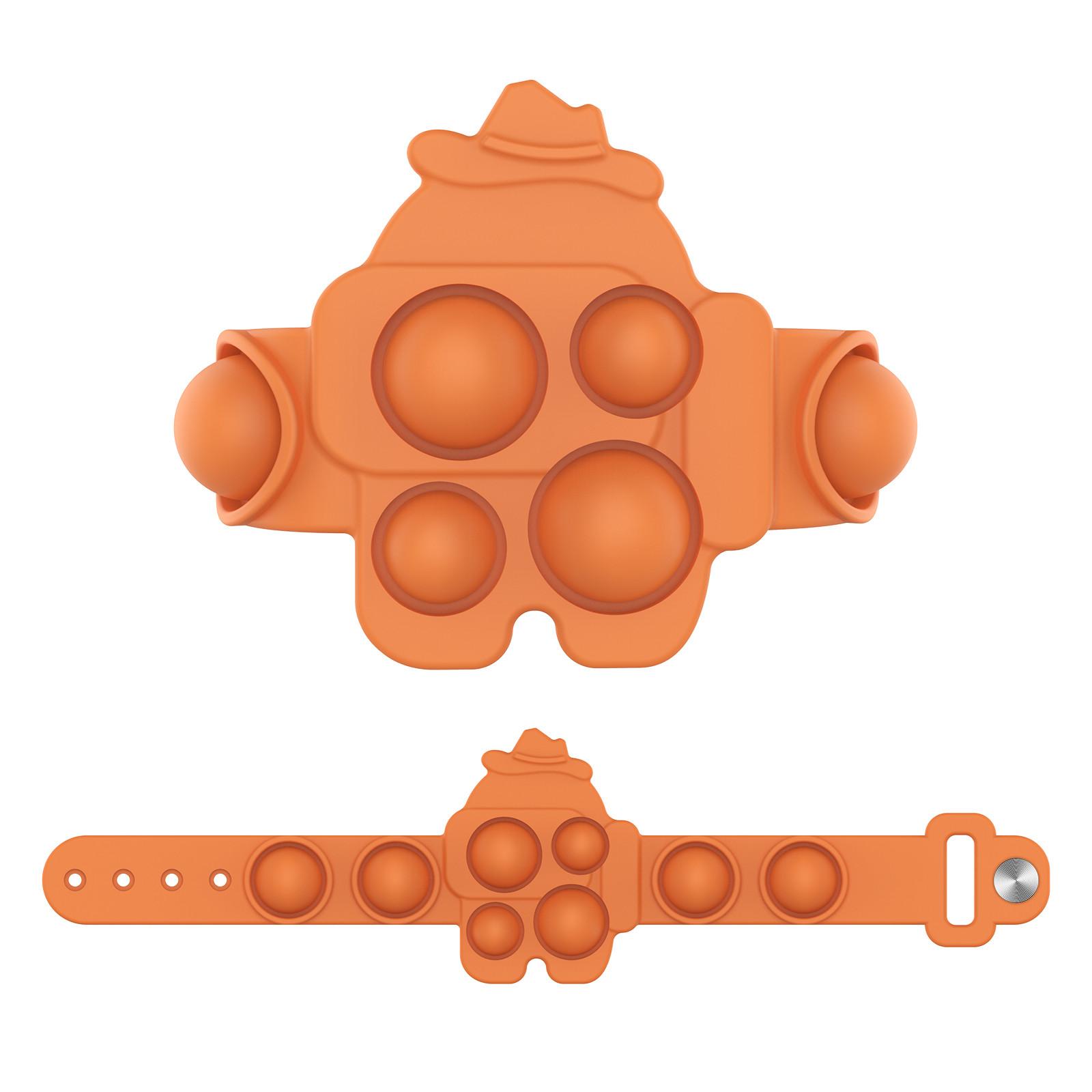 Toys Stress Reliever Sensory Silicone Stress Reliever Toys With оранжевый