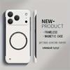 Ultra Thin Magnetic Frameless Case for  for For Iphone 17 Air 16 1 14 13 12 11 Pro Max X XR 7 8 Plus Matte Back Cover