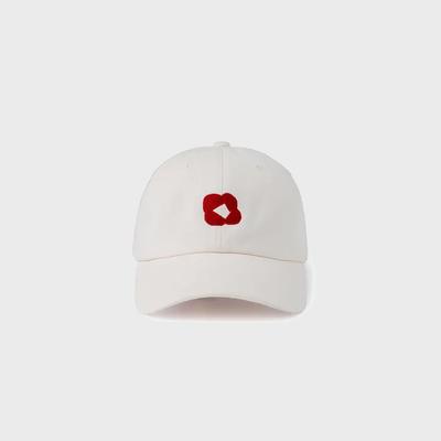 Flower Ball Cap Ivory