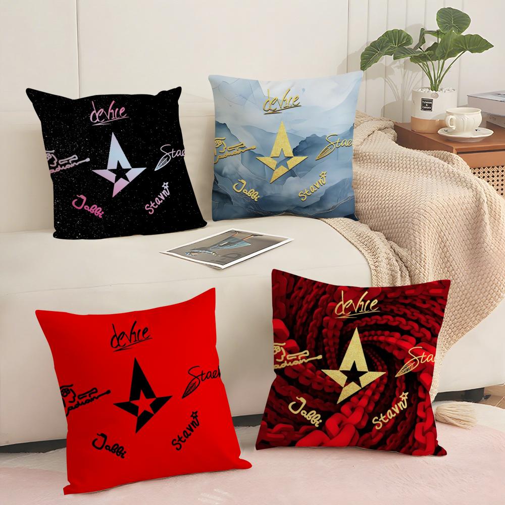 Team AASTRalis Cushion Cover Short Plush Doublesided Print Square Throw Pillow Covers Sofa Home Cushion Decor