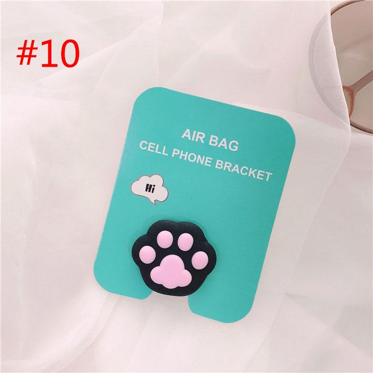 Supporto per telefono cellulare Adesivo per telefono Staffa per montaggio su telefono Supporto per dito Accessori per telefoni carini per cartoni animati