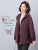 Plus Size Women's Korean Style Parka: 2024 Winter Fleece-Lined, Loose, Slimming Cotton Coat for Moms