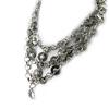 Les Trésors De Lily [D8474] - Designer Necklace 'Scarlett' Silver