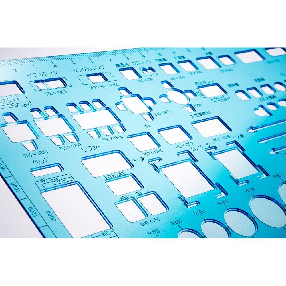 STAEDTLER Template Indoor Layout Ruler 1 sheet 976 07