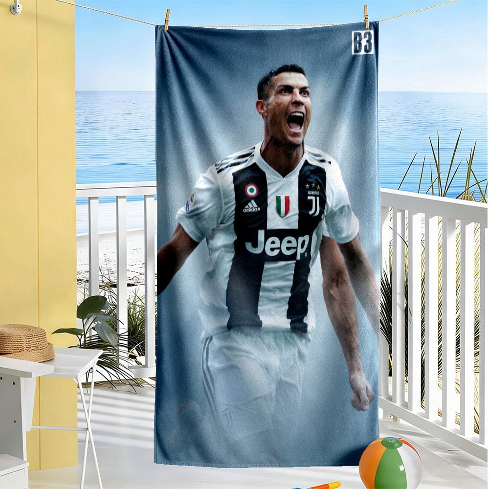 Ronaldo's Legacy Manchester United Beach Towel Super Soft & Absorbent Comfortable Lightweight