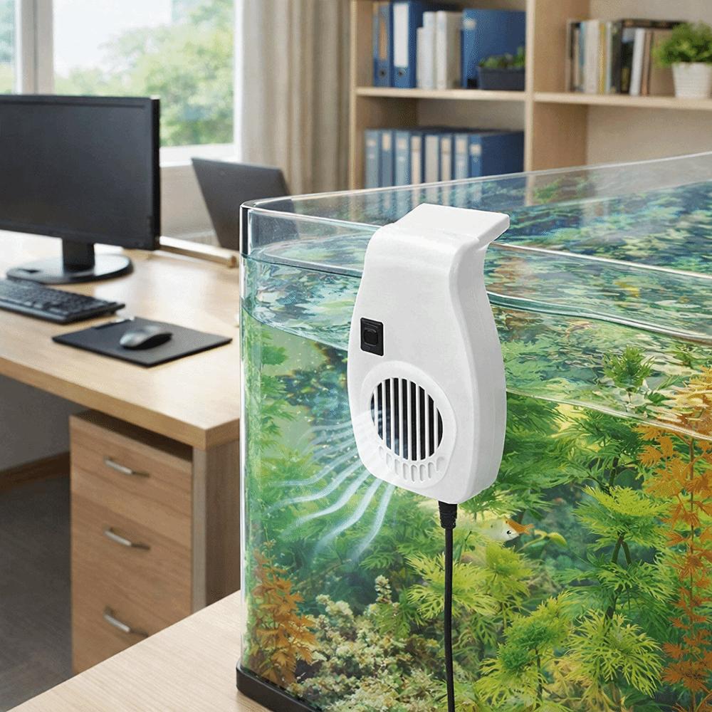 Energy Efficient Fish Tank Cooling Fan Wall Mount USB Cooling Fan Reptile Terrarium