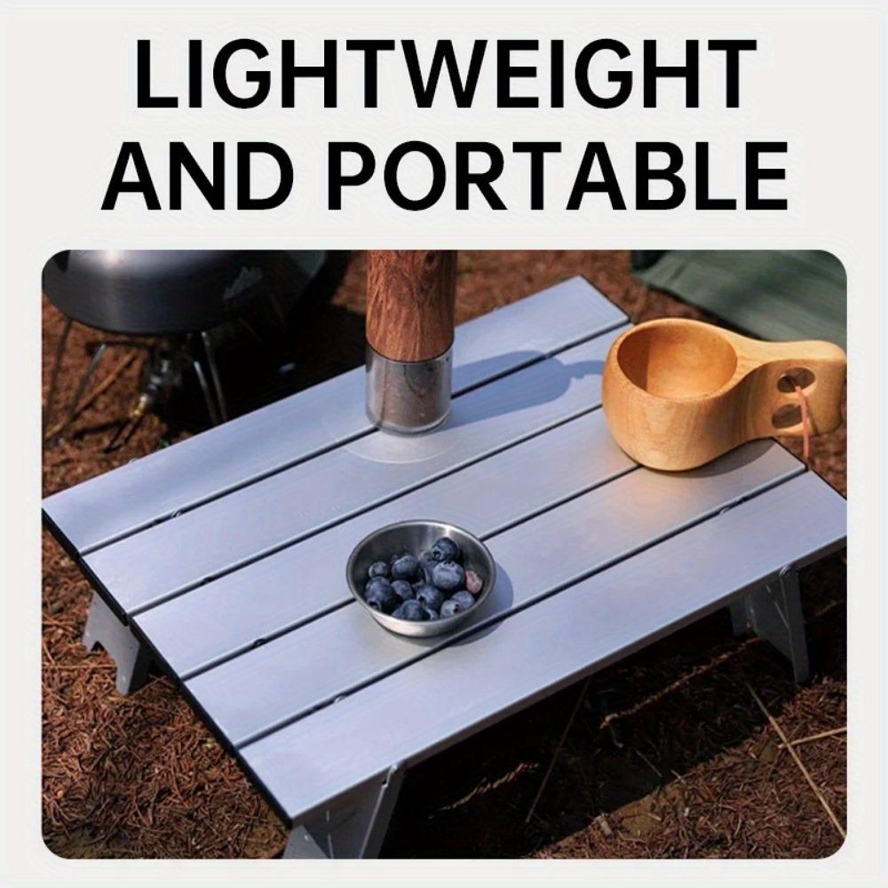 1PC Outdoor Portable Mini Aluminum Alloy Table Ultra-small Folding Leisure Table Tent Camping Table Coffee Table