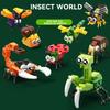 Insekten Tier Modell Set Bausteine Spielzeug Zusammenbau Biene Libelle Gottesanbeterin Steine Spielzeug Interessante Tierornamente Für Kinder Geschenk