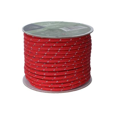 Designs Reflective Tarp Guy X 20m Tent-Mark Rope, 4.5mm [Red]