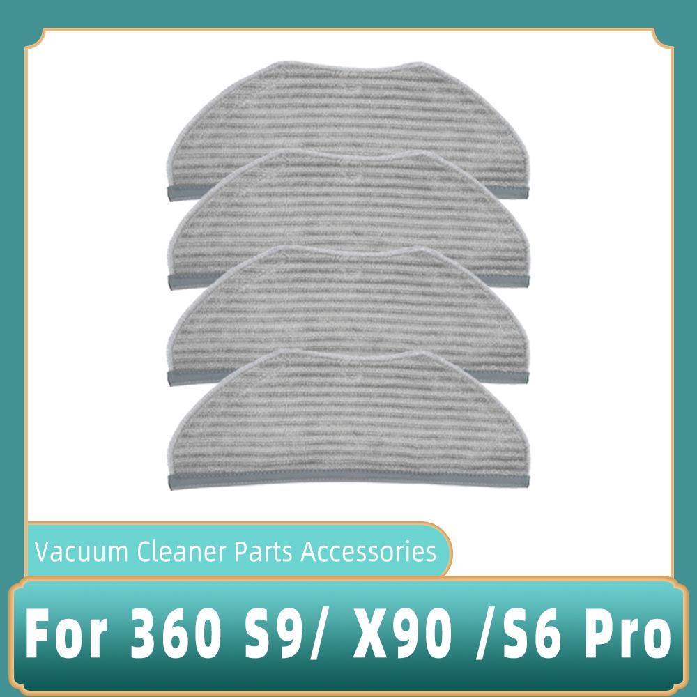 For 360 S9 S6 Pro X90 X95 Robotic Vacuum Cleaner HEPA Filter Roll Main Brush Side Brush Mop Cloth Rag  Spare Parts Accessories