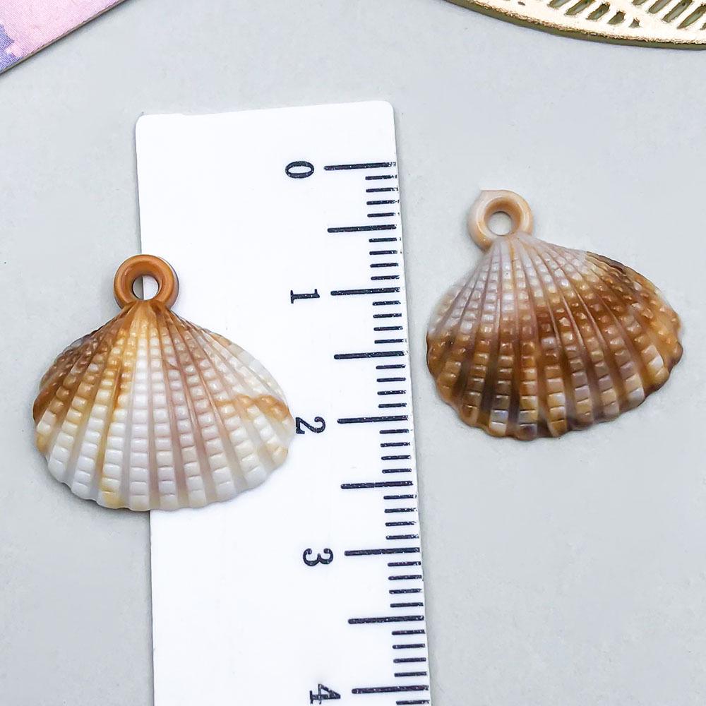 New Acrylic Ocean Conch & Starfish Pendant Charm for DIY Bracelets & Necklaces