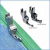 Good-2Pcs Narrow Guide Presser Foot Industrial Lockstitch Sewing Machine Feet Zipper Universal Presser Feet Durable ,CL1/16NS(0.