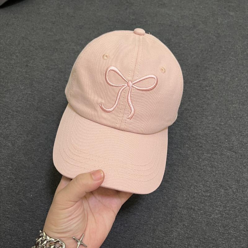 Hat Female peaked cap Deepened and widened face Small soft top baseball cap Men's versatile letter embroidered sun hat