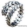 Retro Gothic Fish Bone Ring Creative Spine Ring Party Jewelry for Friends Te