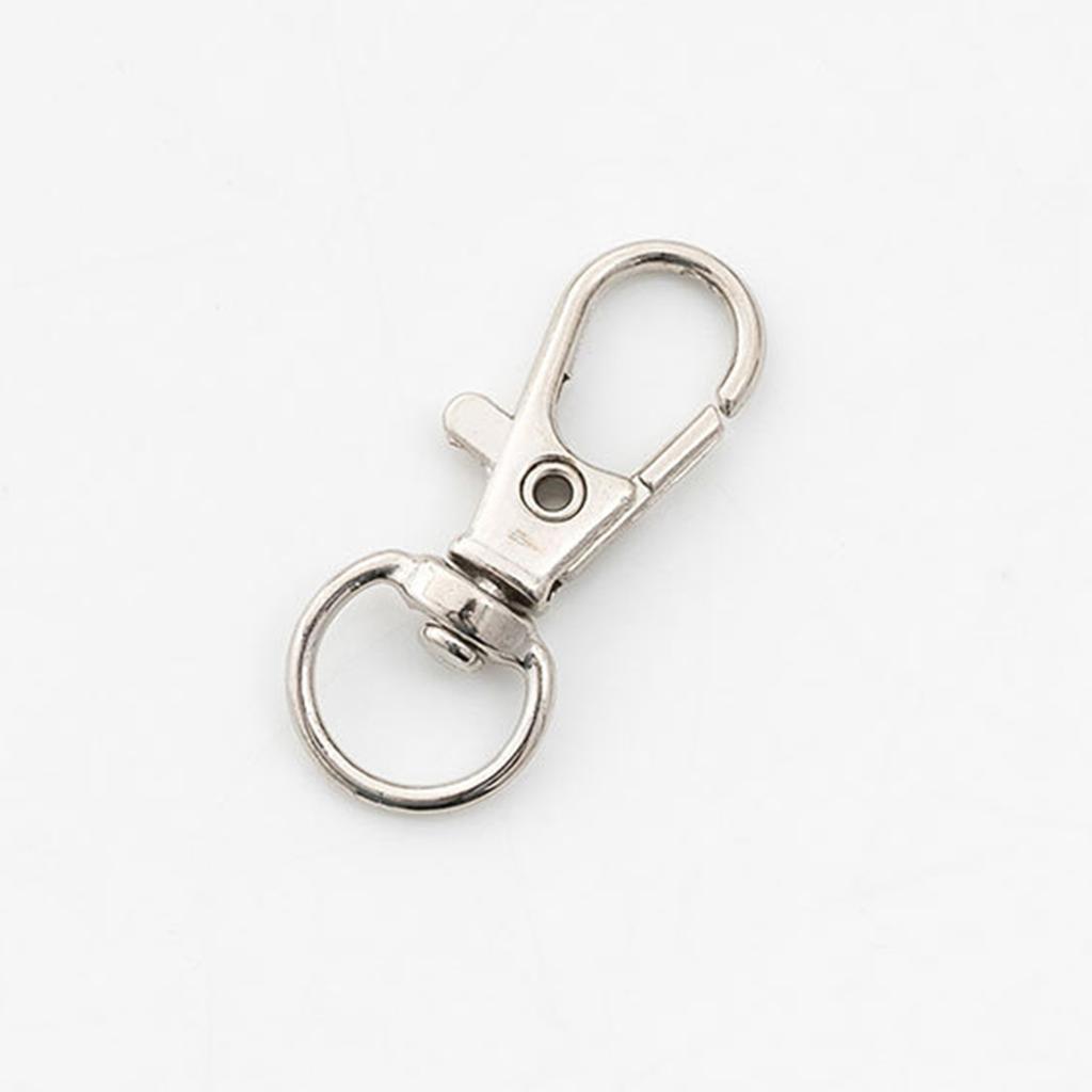 10pcs Lobster Claw Clasp Hooks Swivel Clasps Lanyard Snap Hook for Keychain Jewelry Craft Necklace DIY 31 34 36 37mm
