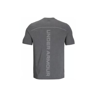 Rush Vanish Elite American Vintage Rundhals Kurzarm T-Shirt mit Rückendruck Herren Tops Rhino-Grau 1382799-025