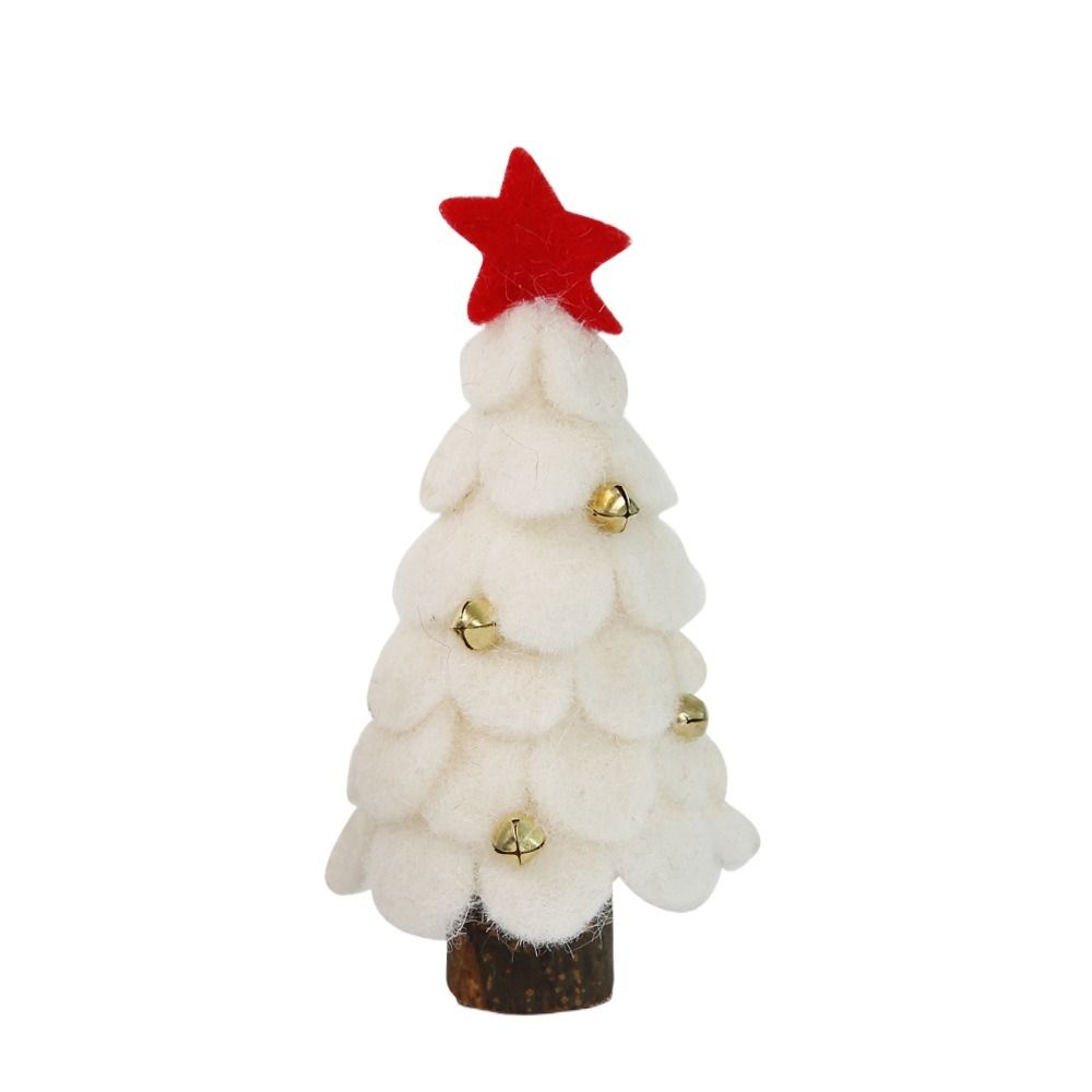 Wool Felt Artificial Christmas Tree Xmas Ornaments Desktop Decoration Mini Christmas Tree Navidad