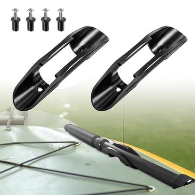 2Pcs/set Kayak Paddle Clip Holder Marine Paddle Oars Keeper Replacement for Canoe Boat Mount Plastic Kayak Paddle Holder