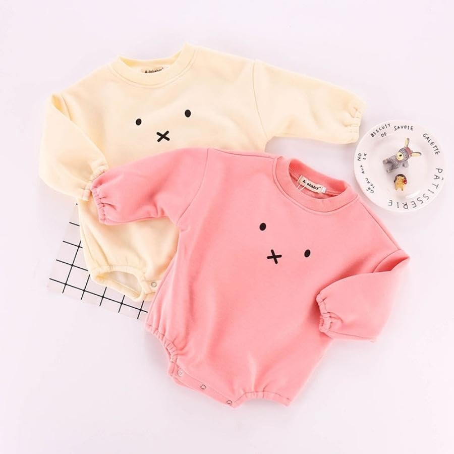 Baby Clothes Rompers Long Sleeves Rabbit Pattern Animal Kigurumi Halloween Fashionable Coveralls Clothes Spring Autumn Winter 60cm 70cm 80cm 90cm