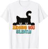 Black Cat Judging You Silently Funny T-Shirt