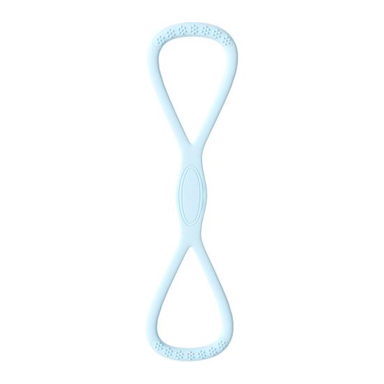 Figure 8 Fitness Resistance Band Anti-slip Silicone 25/35Lbs Men Women Arm Shoulder Stretch Strength Training Exercise Elastic Strap Tension Rope