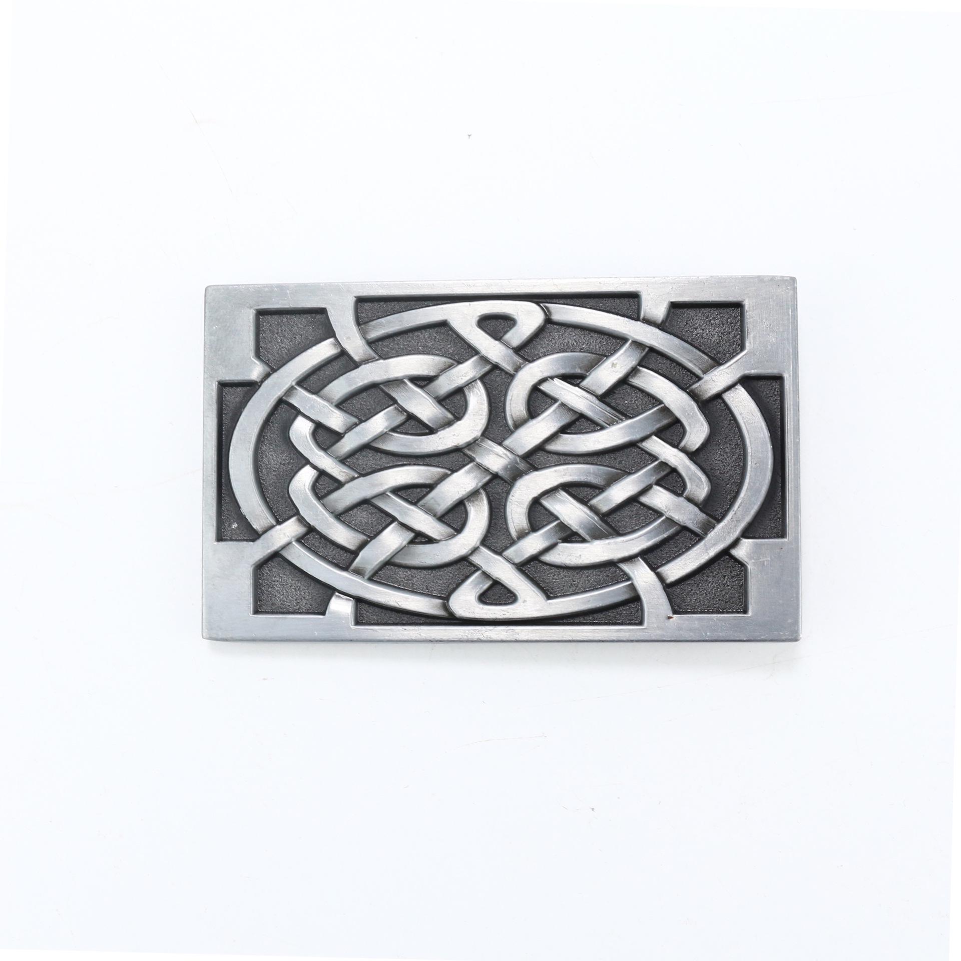 

Пряжка для ремня в стиле вестерн-ковбой из цинка с национальным флагом и бирюзовым узором