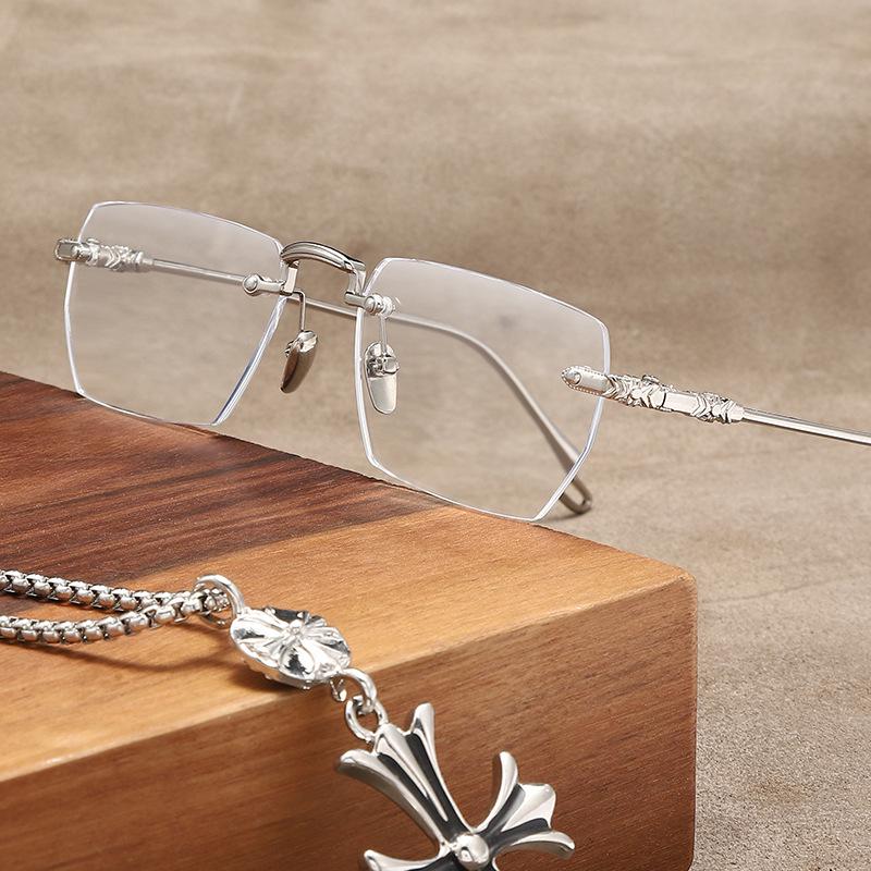 Ultralight Frameless Photochromic Anti-Blue Light Glasses, Trendy Prescription-Ready for Men & Women, Xiaohongshu Style