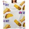 Taco Bell Taco Burrito Quesadilla Essential Throw Blanket Custom Sofa christmas gifts Blankets