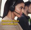 Jabra Evolve2 40 MS Wired Headphones, USB-C Stereo, Black – Telework Headset for Calls and Music, All-Day Comfort, Passive Noise Cancelling