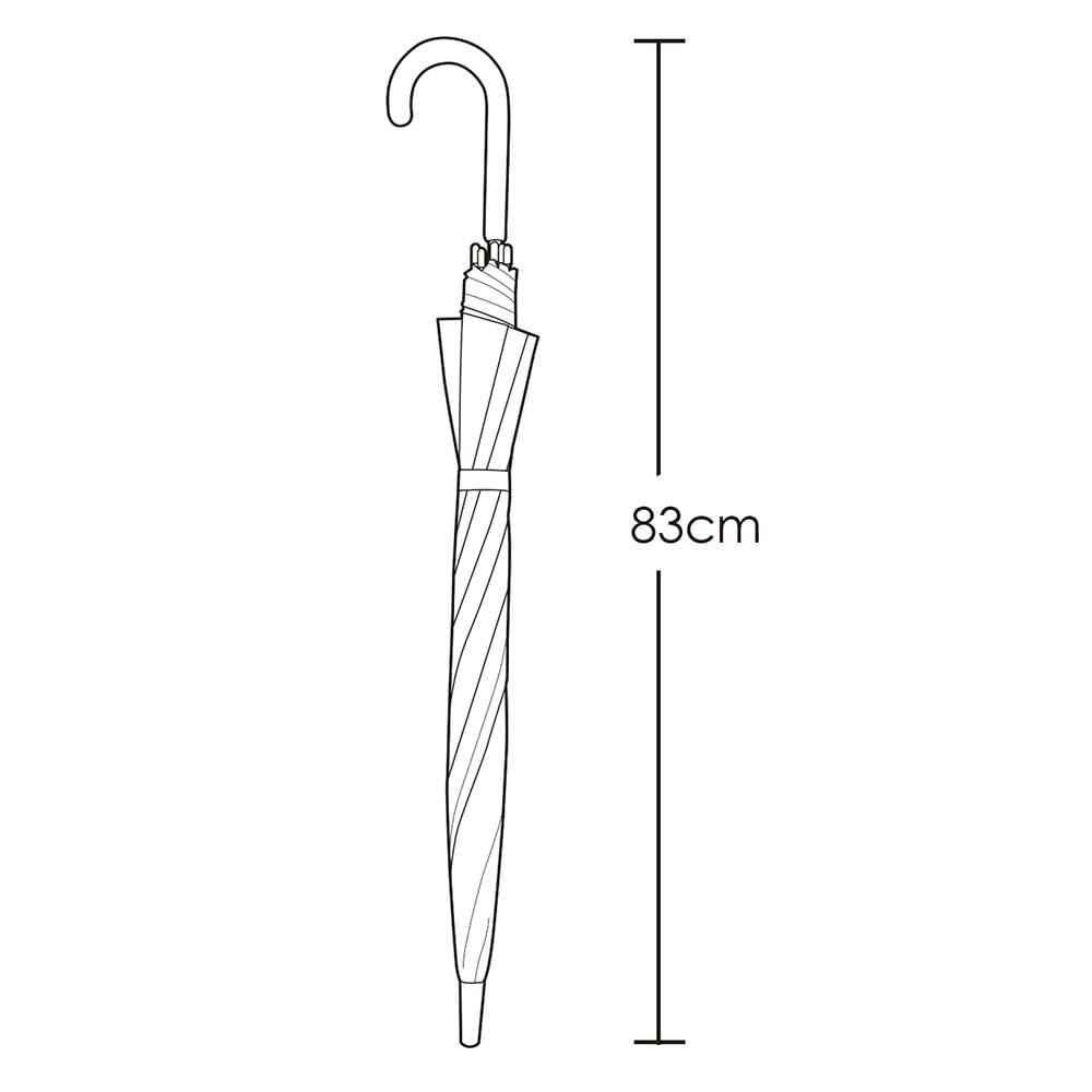 Planning Sanrio Pompompurin Striped Long 35216 J's Umbrella, 55cm,
