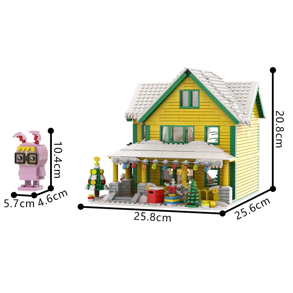 

Gobricks MOC National Lampoon s Christmas Building Blocks Vacation A Christmas Story (1983)Bricks Model Toys Gift