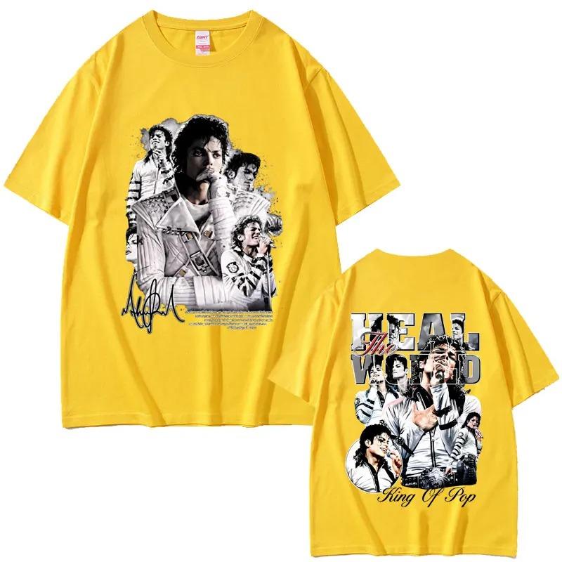 2026 Awesome Michael Jackson King of Pop Graphic T-shirt Men Women Fashion Vintage Rock T-shirts Unisex Gothic Punk Oversized T Shirts