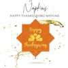 Happy Thanksgiving Napk 52 Pcs, Cocktail Thanksgiving Napk Disposable, Paper Friendsgiving Napkin, Friendsgiving Decorations, Grateful and Thankful -