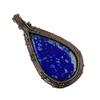 Lapis Lazuli Pendant Handmade Gemstone Jewelry, 999 Copper Wire Wrapped Pendant ,Unique Design Jewelry Pendant