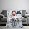 Fashion B-Barber Shop Blanket Flannel Warm Comfort Soft Plush Blanket For Picnic Beds Sofas Homes And Bedrooms