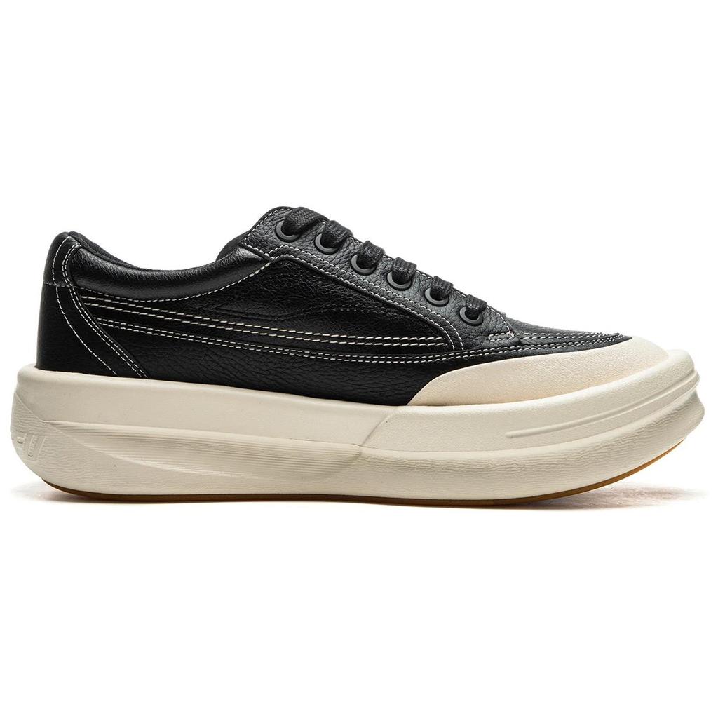 Li Ning Kungfu YANG Slip Resistant Abrasion Resistant Low top Casual Shoes Unisex Black AZGU045-2