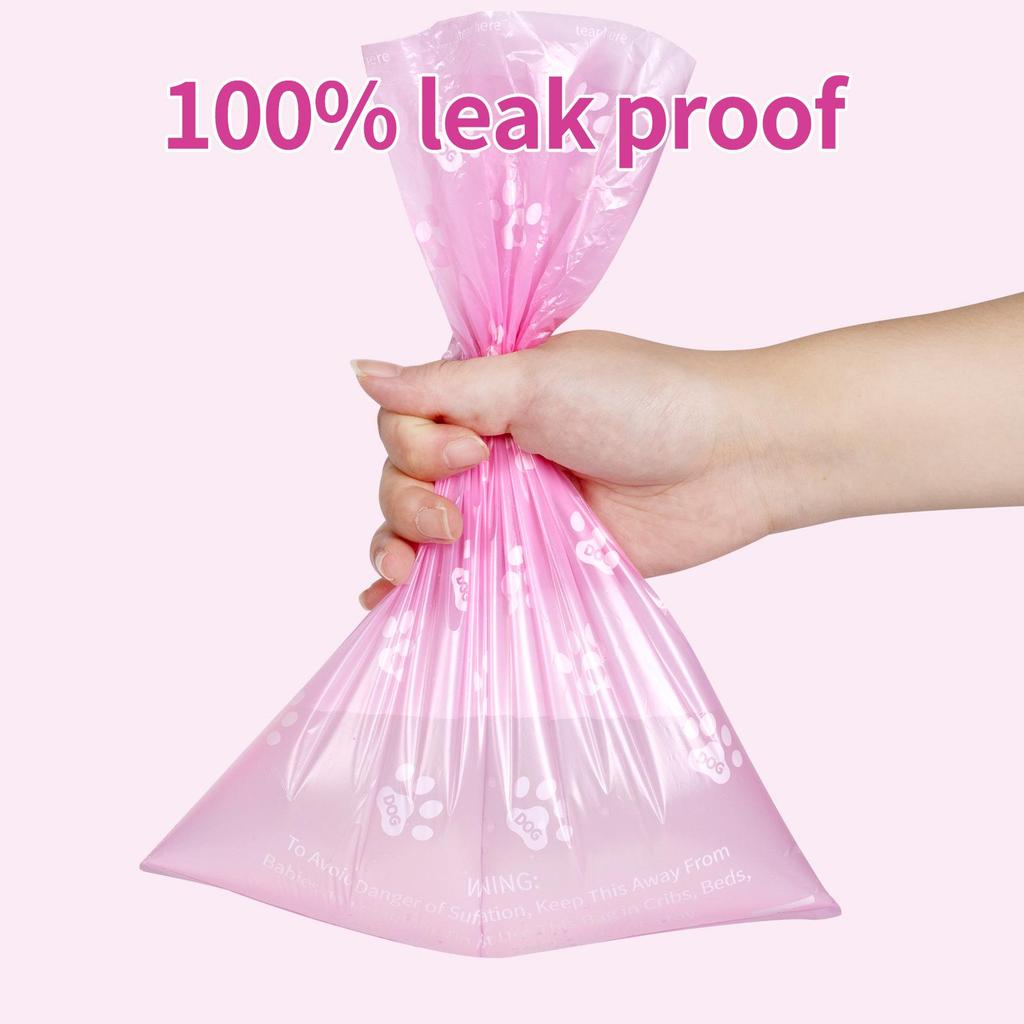 Eco-friendly Biodegradable Dog Waste Bags with Dispenser