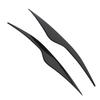 2 Pcs Headlight Eyebrow Front Left Right Light Eyelid Trim Cover Replacement for Ford Focus MK2