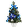 Mini künstlicher Weihnachtsbaum mit Schmuck, Familiengeschenk für die Feiertage, 20 cm