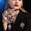 Fashion Retro Teardrop Brooch Bridal Brooch Party Banquet Wedding Pin Jewelry
