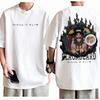 One Piece Marshall D Teach T-shirt Anime Grafische Print Puur Katoen Ronde Hals Casual High Street Mode Tops Voor Mannen Vrouwen