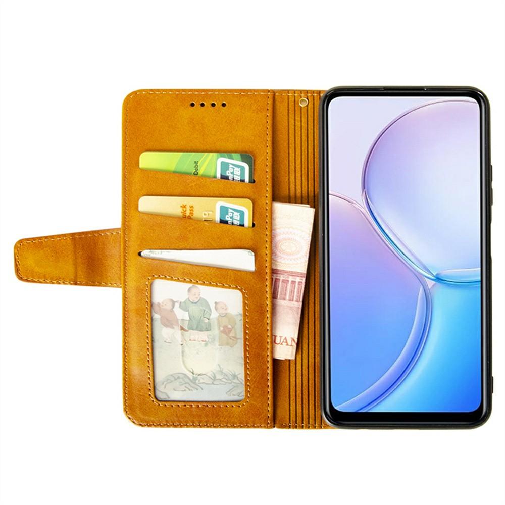 IDEWEI For Samsung Galaxy S26 Ultra Case Leather Wallet Phone Cover Stand Calf Texture