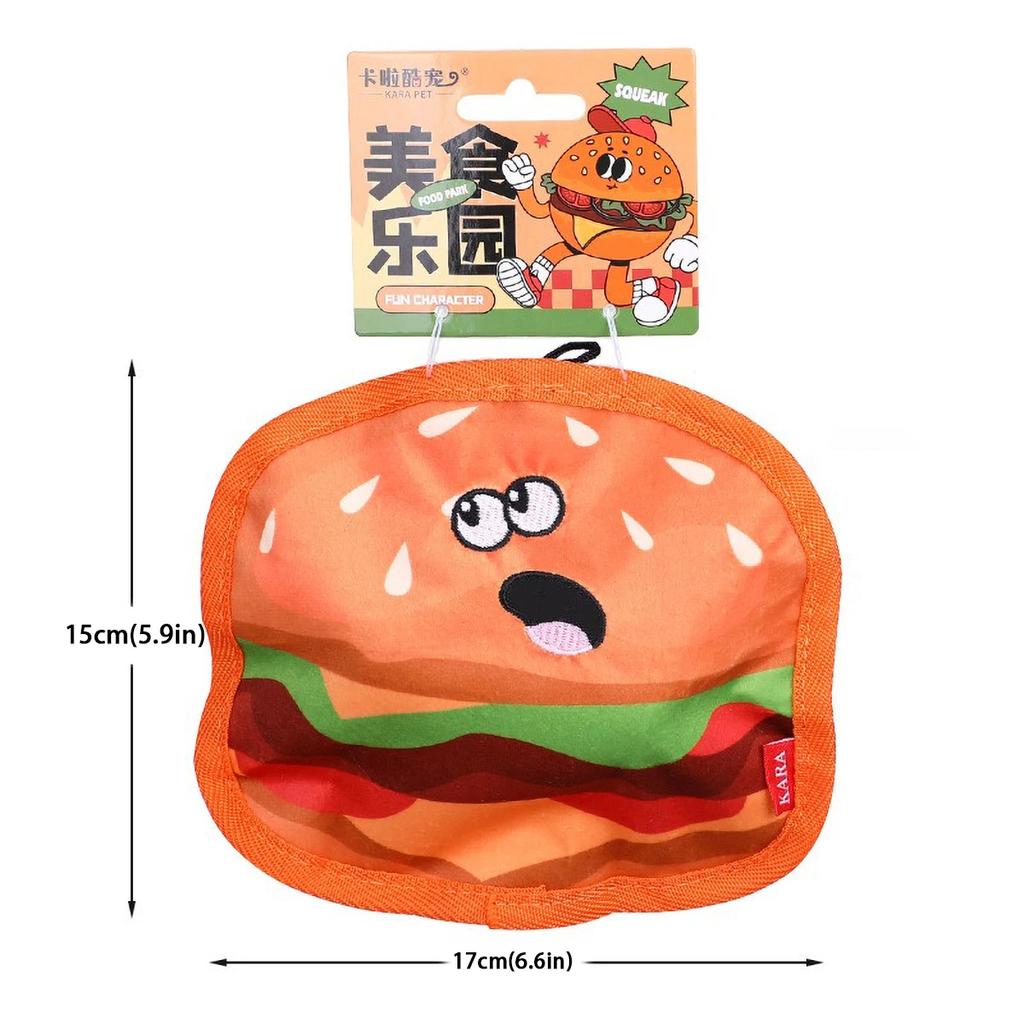 Dog Toys That Are Chewy Teething Self-entertaining and Can Make Sounds To Relieve Boredom Simulated Hamburger Fries Pet Toys